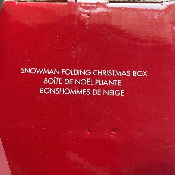 Avon 2007 Snowman Folding Christmas Box that plays “Deck The Halls” - Picture 7 of 9